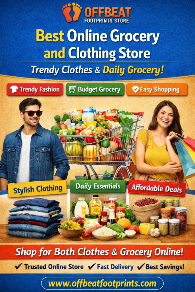 Best Online Grocery and Clothing Store